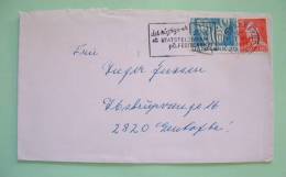 Denmark 1973 Cover From Kobenhavn To Gentafte - King Frederik IX - Sport - Swimming - Briefe U. Dokumente