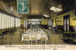 78 - CARRIÈRES-SOUS-POISSY - Restaurant  Hublet - J. HAYET Successeur - Grand Salon De 130 Couverts - Carrieres Sous Poissy