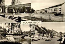 AK Wolmirstedt, HO-Textilhaus, Geschwister-Scholl-Straße, Bebel-Straße, Ung,1973 - Wolmirstedt