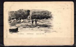 LEVANT 5c BLANC OBL. DAMMARIE LES LYS 1903 SUR CP UPU HIEROPOLIS ( Hierapolis )  + Cachet Melun . - Sonstige & Ohne Zuordnung