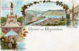 Gruss Vom Rheinstein 1898 Postcard - Worms