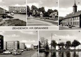 AK Zehdenick/Kr. Gransee, Karl-Marx-Oberschule, Thälmann-Platz, Bootshaus, 1984 - Gransee