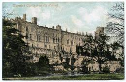 WARWICK CASTLE FROM THE ISLAND / ADDRESS - CARLISLE, MARKET PLACE - Warwick