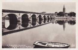 Cp , 33 , LIBOURNE , Le Pont Et L'Église Saint-Jean-Baptiste - Libourne