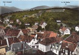 Cpsm Soultz, Le Vieil Armand Et Le Grand Ballon, Vignobles, Vue Aérienne Sur La Ville - Soultz