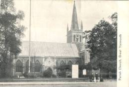 (900) Very Old Postcard - Carte Ancienne - UK - Yarmouth Church - Great Yarmouth