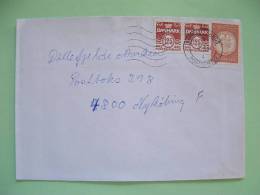 Denmark 1994 Cover From Midtsjalands To Nykobing - University Of Kopenhagen Arms - Storia Postale