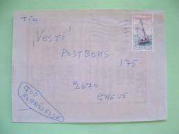 Denmark 1996 Cover From Brondby To Greve - Wooden Dinghies Boat Sailing - Briefe U. Dokumente