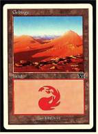 Karte Magic The Gathering  -  Land - Gebirge  -  Deutsch - Altri & Non Classificati