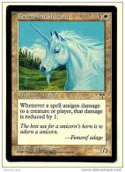 Karte Magic The Gathering  -  Summon Unicorn  -  Belevolent Unicorn  -  Englisch - Altri & Non Classificati