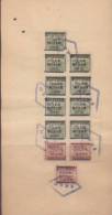 CHINA CHINE 1949.8.23 JIANGSU SUZHOU REVENUE STAMP DOCUMENT 100YUAN/100YUANX9,10YUAN/300YUANX3 - Other & Unclassified