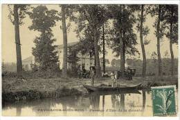 Carte Postale Ancienne Pavillon Sous Bois - Passage D'eau De La Colonie - Bac, Passeur - Les Pavillons Sous Bois