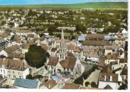 CPSM VERNOUILLET (Yvelines) - En Avion Au-dessus De.....l'église - Vernouillet