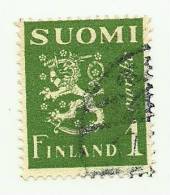 1942 - Finlandia 256 Ordinaria C2026, - Usati