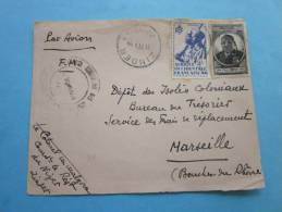 Zinder Au Niger Afrique Occidentale Française:(devant De Lettre)cachet Militaire FM :Marcophilie Ex Colonie Française Co - Lettres & Documents