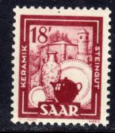 Sarre Occupation Française N° 287 XX  18 F. Brun Carminé  Sans Charnière TB - Unused Stamps