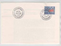 Argentina Air Mail Cover With EVA Peron Stamp Sent To Sweden 8-12-1953 Single Stamped - Posta Aerea