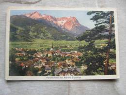 Partenkirchen Mit Alp Und Zugspitze - 1931     D89511 - Zugspitze