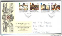 1988, FIRST DAY COVER (PRIMER DIA DE EMISION), ANNIVERSARY WELSH BIBLE - 1981-1990 Decimal Issues