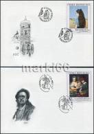 Czech Republic - 2012 - Art On Stamps - FDCs With Stamp Set - FDC