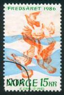 Norwegen  1986  Intern. Jahr Des Friedens  (1 Gest. (used) Kpl. )  Mi: 960 (0,80 EUR) - Gebruikt