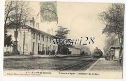 VALENCE D´AGEN - N° 12 - INTERIEUR DE LA GARE - Valence