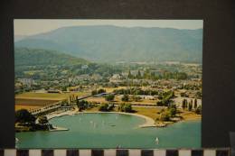 CP, 01, Divonne Les Bains Le Lac La Ville Et Les Monts Jura Editions Cellard N°262 - Divonne Les Bains