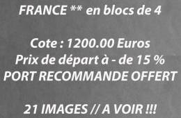 FRANCE ** / COTE 1200.00 EUROS A - DE 15 % / 21 IMAGES / PORT RECOMMANDE OFFERT (ref 2559) - Sammlungen