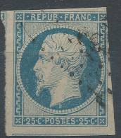 Lot N°21240   Variété/n°10, Oblit PC, Tache Blanche T De POSTES, Avec Voisins - 1852 Luis-Napoléon