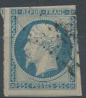 Lot N°21240   Variété/n°10, Oblit PC, Tache Blanche T De POSTES, Avec Voisins - 1852 Luigi-Napoleone