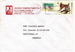 Cover Portugal To Honduras 1990 - Cartas & Documentos