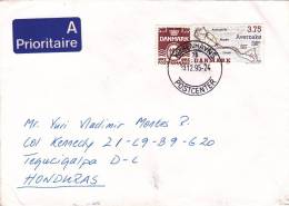 Cover Danmark To Honduras 1995 - Lettres & Documents