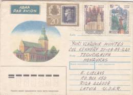Cover USSR To Honduras 1991 - Cartas & Documentos