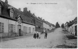 62  FRUGES   PAS DE CALAIS  - RUE  SAINT  OMER  GENDARMERIE  - CPA   N/B  9x14  TBE - Fruges