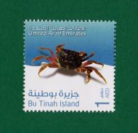 UNITED ARAB EMIRATES / UAE 2011 CRAB BU TINAH ISLAND MNH ** AS PER SCAN - Crustacés