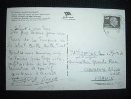 CP POUR FRANCE TP 20L OBL. 31 VII ? - Lettres & Documents