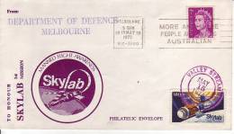 SKYLAB-TO HONOUR 1ST MISSION-DEPARTMENT OF DEFENCE-MELBOURNE-AUSTRALIA-UNITED STATES-1973-1974 - Océanie