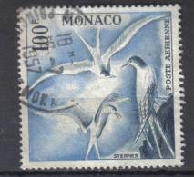 AP849 - MONACO , Posta Aerea N. 66 Usato . Uccelli - Poste Aérienne