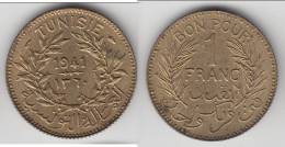 ****  TUNISIE - TUNISIA - 1 FRANC 1941 **** EN ACHAT IMMEDIAT !!! - Tunisie