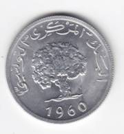 @Y@    Tunesië  5  Millim  1960      (C39) - Tunesië