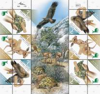 ISRAEL..2012..Michel # 2319-2321...Wildlife Conservation...MNH. - Unused Stamps (with Tabs)