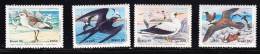 O) 1985 BRAZIL, NATIONAL PARK MARINHO DOS ABROLHOS- BIRDS, SET FOR 4, MNH. - Neufs