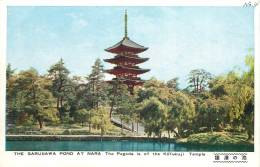 JAPON THE SARUSAWA POND AT NARA THE PAGODE IS OF THE KOFUKUJI TEMPLE - Autres & Non Classés