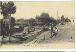 Carte Postale Ancienne Sevran - Gare Du Canal - Péniches, Batellerie - Sevran