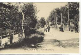 Carte Postale Ancienne Sevran - Boulevard De L'Ourcq - Sevran