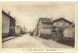 Carte Postale Ancienne Saint Ouen L'Aumône - Le Vert Galant. Rue Karl Marx - Saint-Ouen-l'Aumône