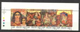 INDIA, 2007, International Women´s Day, Horizontal Setenant Set, 4 V, With Traffic Lights, Top Left, MNH, (**) - Unused Stamps
