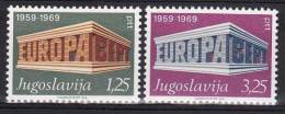 B1753 - Yougoslavie 1969 - Yv.no. 1252/3 Neufs** - Unused Stamps