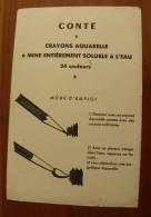 BUVARD CONTE - Crayons Aquarelle - Pinceau  Dessin - Papierwaren