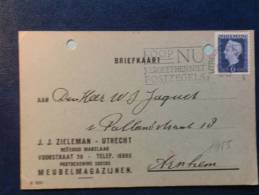 A1954   BRIEFKAART 1949  GEPORF.. - Lettres & Documents
